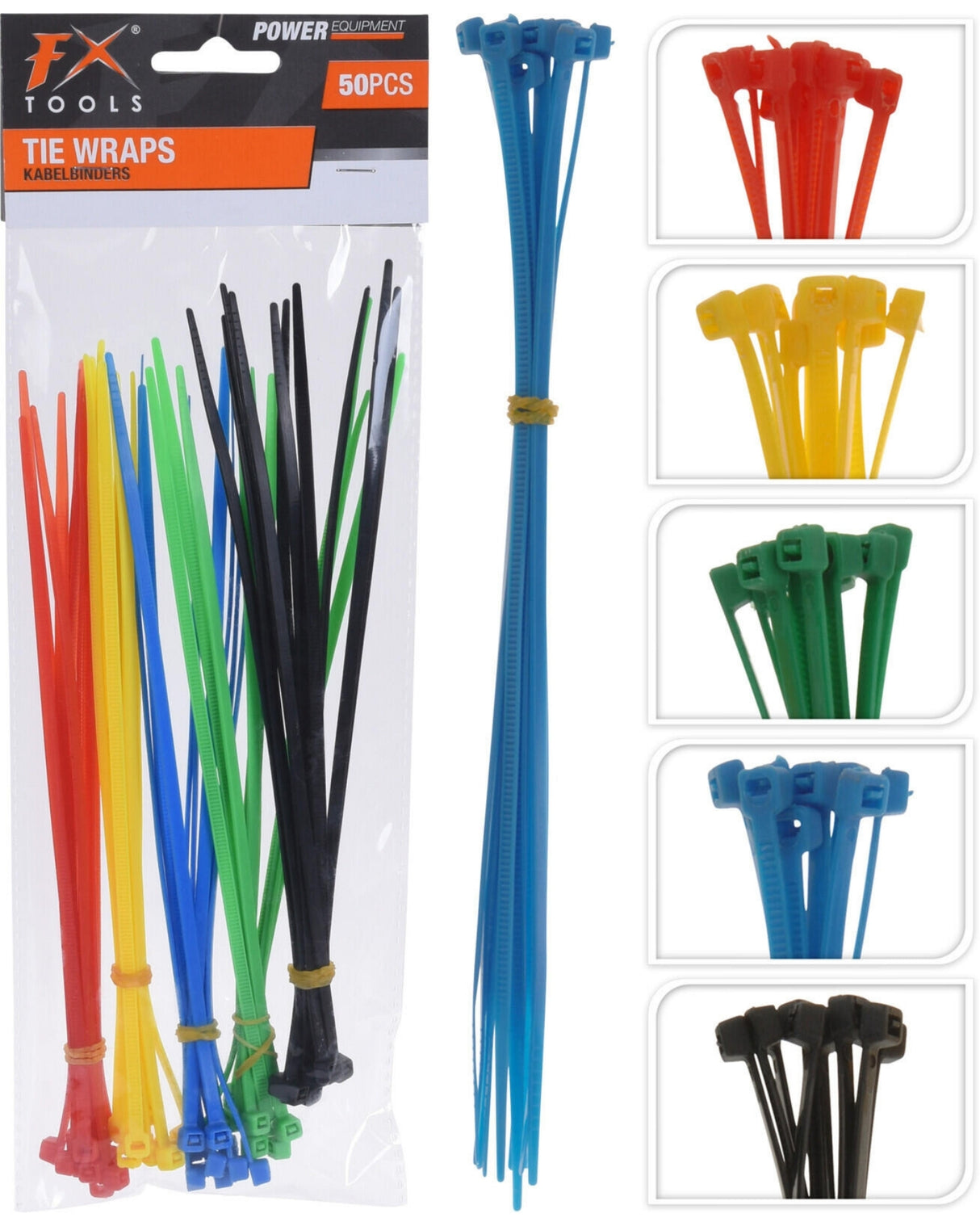 Strips 195mm 50pcs 5 colors