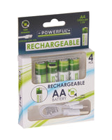 Batteri AA/LR14 4 stk - Genopladelige
