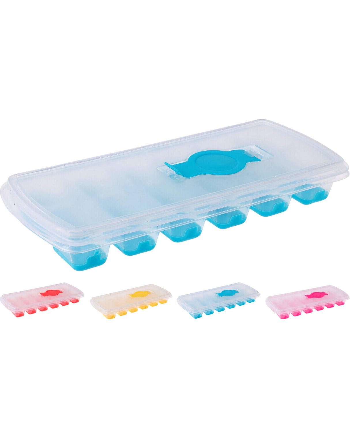 Isterningbakke med låg 1 stk