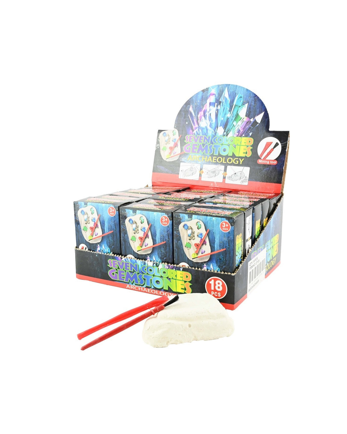 Udgravning med ædelsten 7 cm