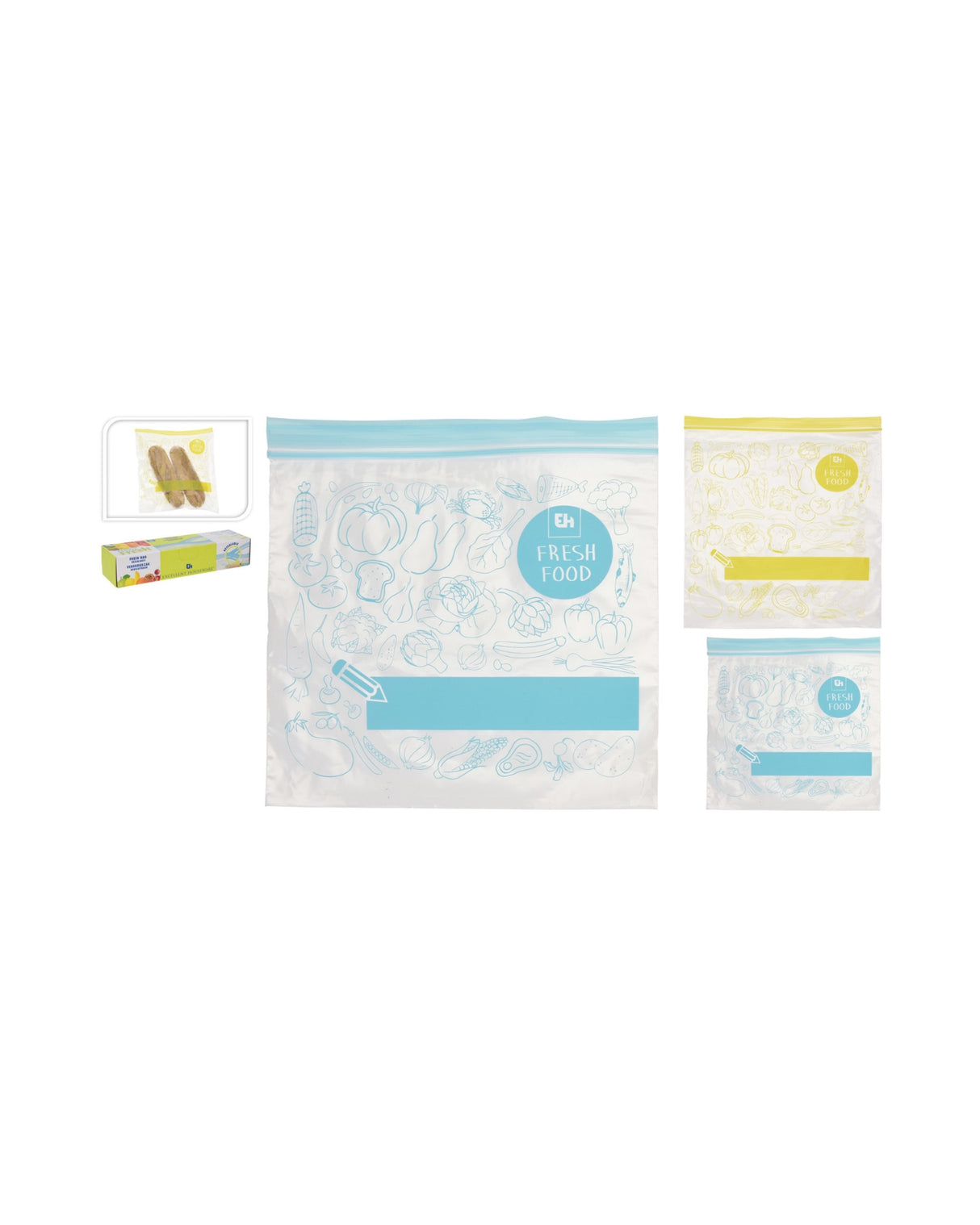 Ziplock-poser – 40 stk. (2 størrelser)