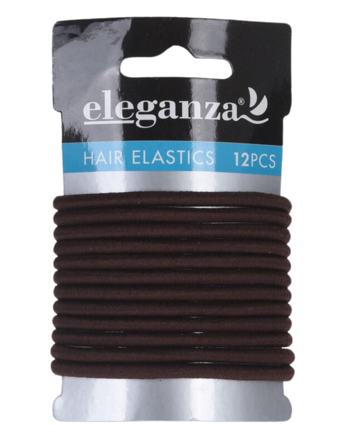 Sort/brun hårelastikker 12 stk - 4652840