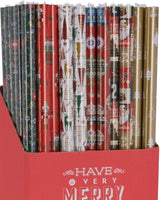 Gavepapir med jul 70x200 cm 1 rulle, 6 design