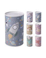 Sparebøsse i blik – assorterede designs