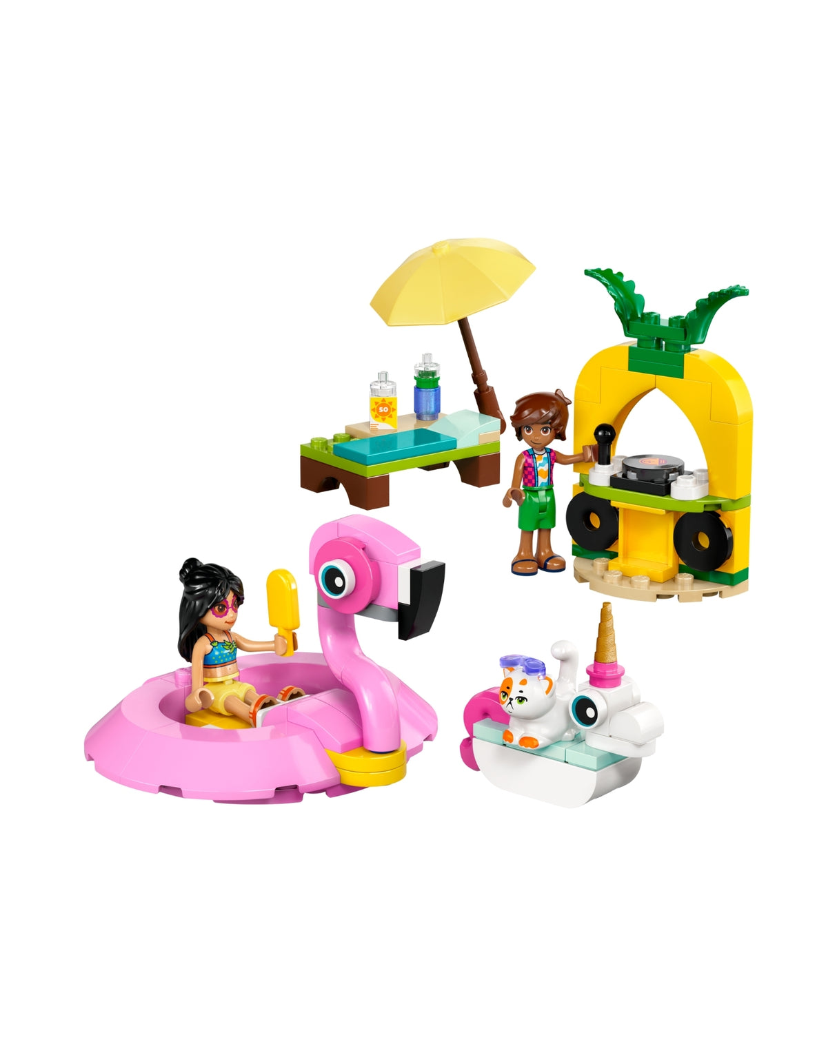 LEGO 42658 Pool Party with Unicorn and Flamingo