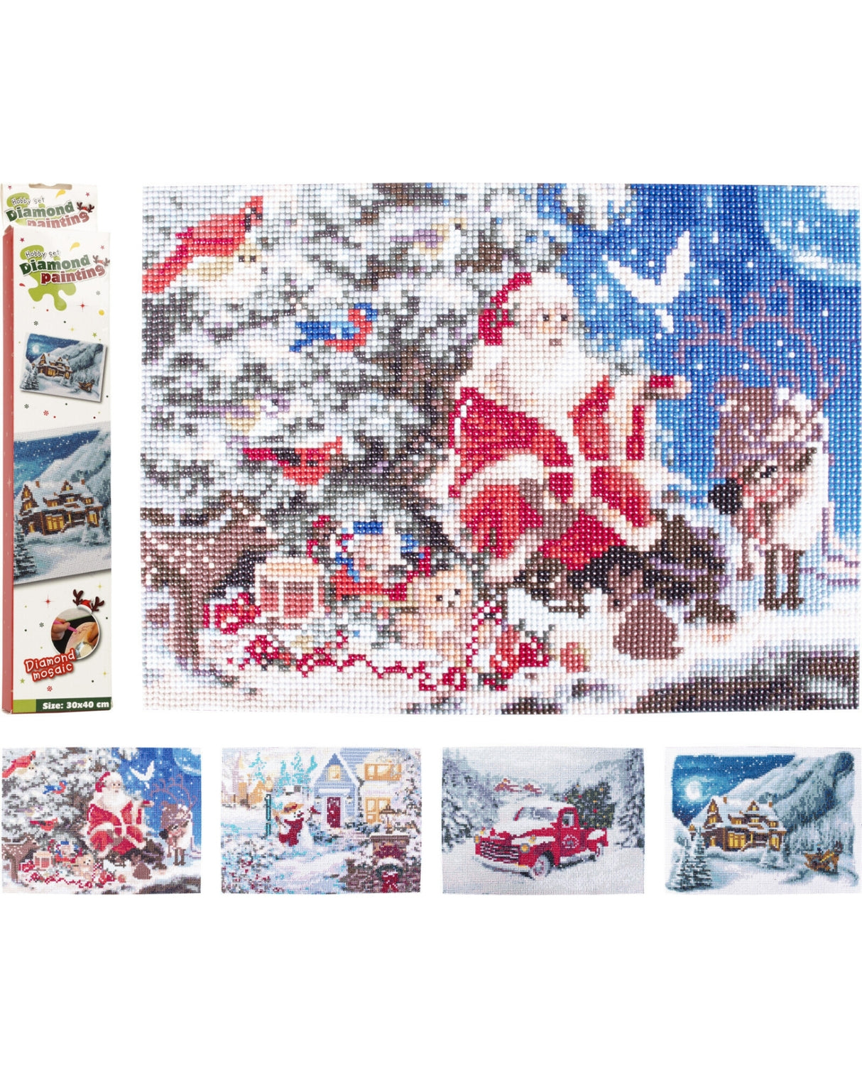 Diamond hobby set 1pc Christmas design