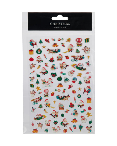 Stickers 3D med julemotiver