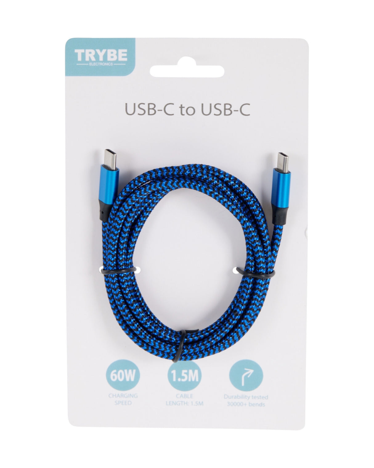 USB-C til USB-C kabel – 60W / 1,5 m