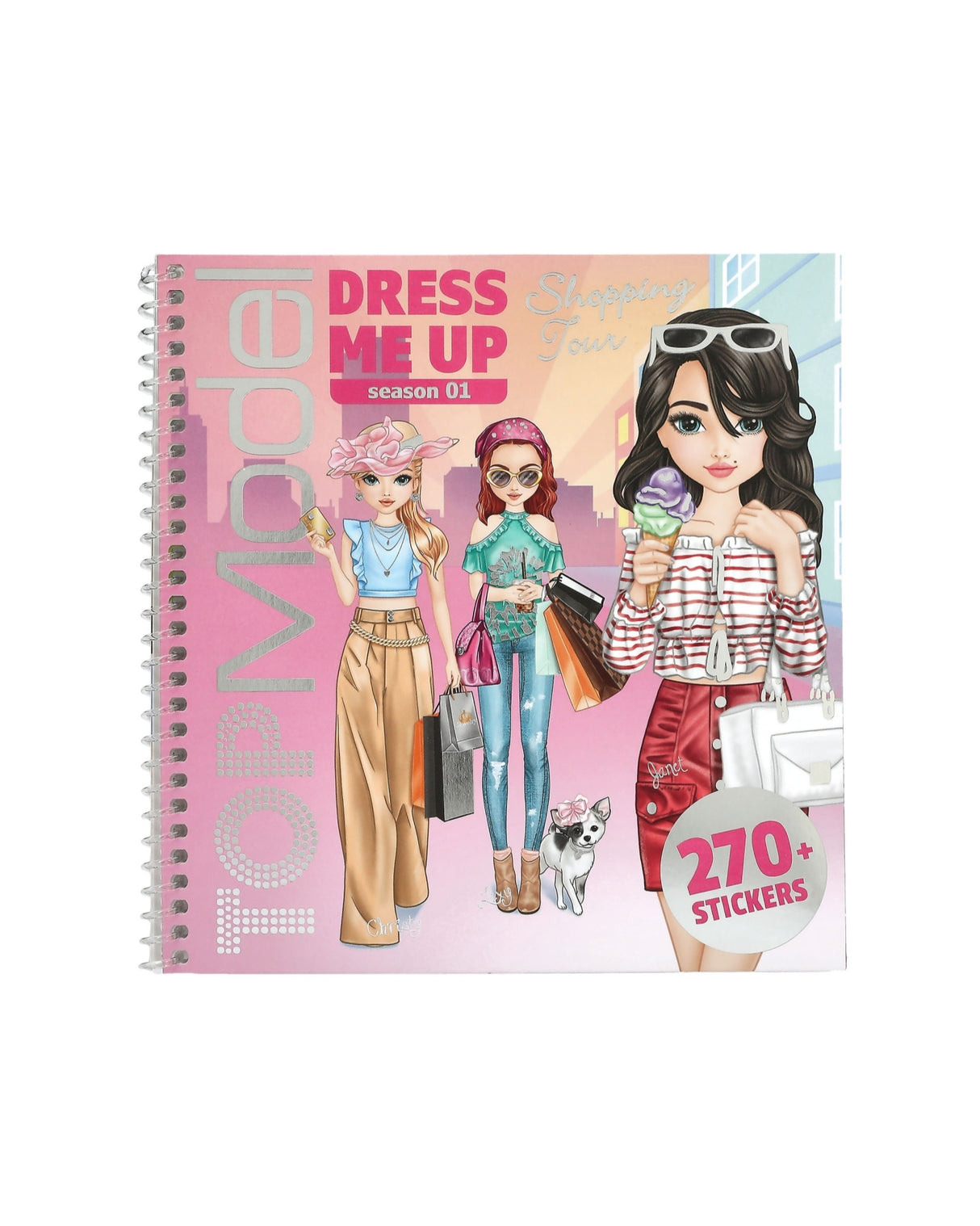 TOPModel Dress Me up Shopping Tour Stickersbog