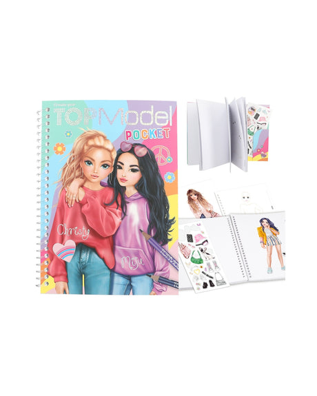 TOPModel Lommemalebog - Miju & Christy