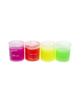 Transparent tønde-slime i lille bøtte på 45 gram.