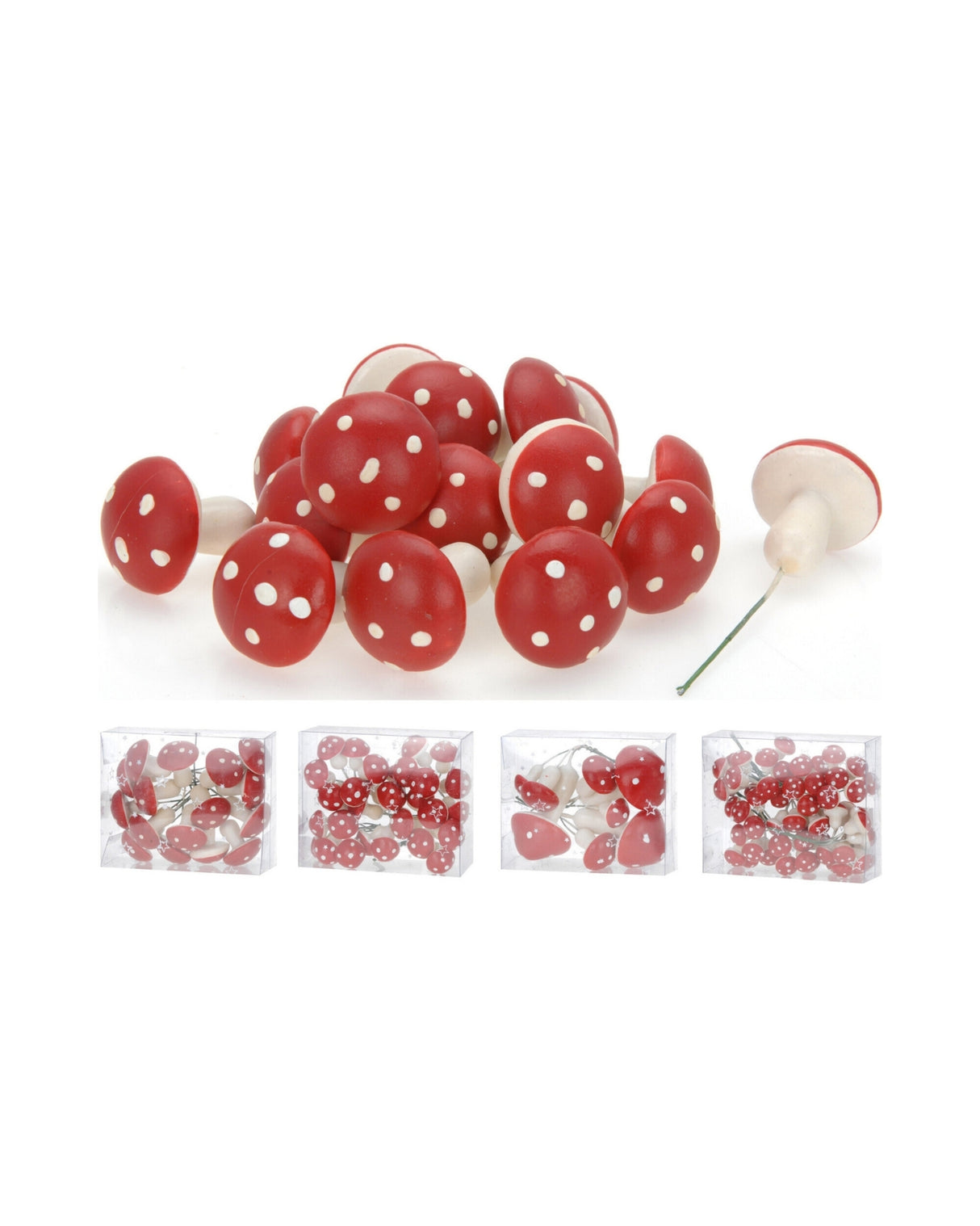 Mushrooms on wire 1 package
