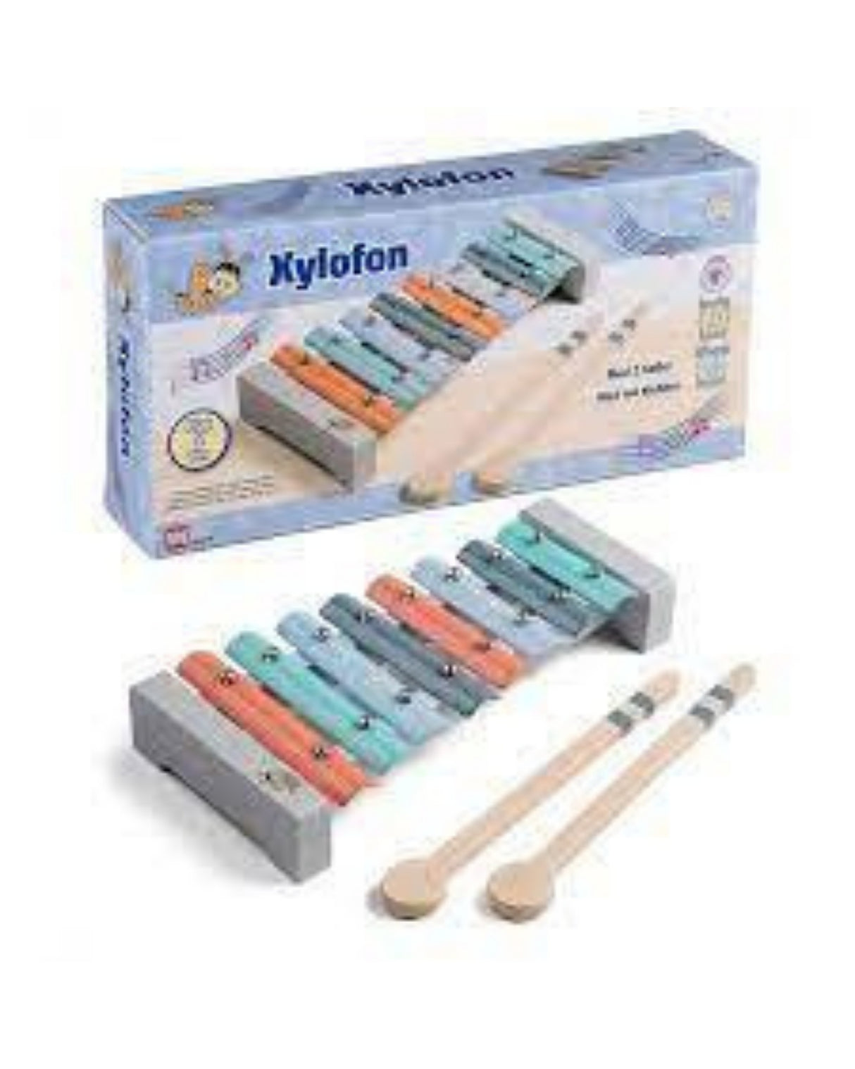 Xylophone wood and metal