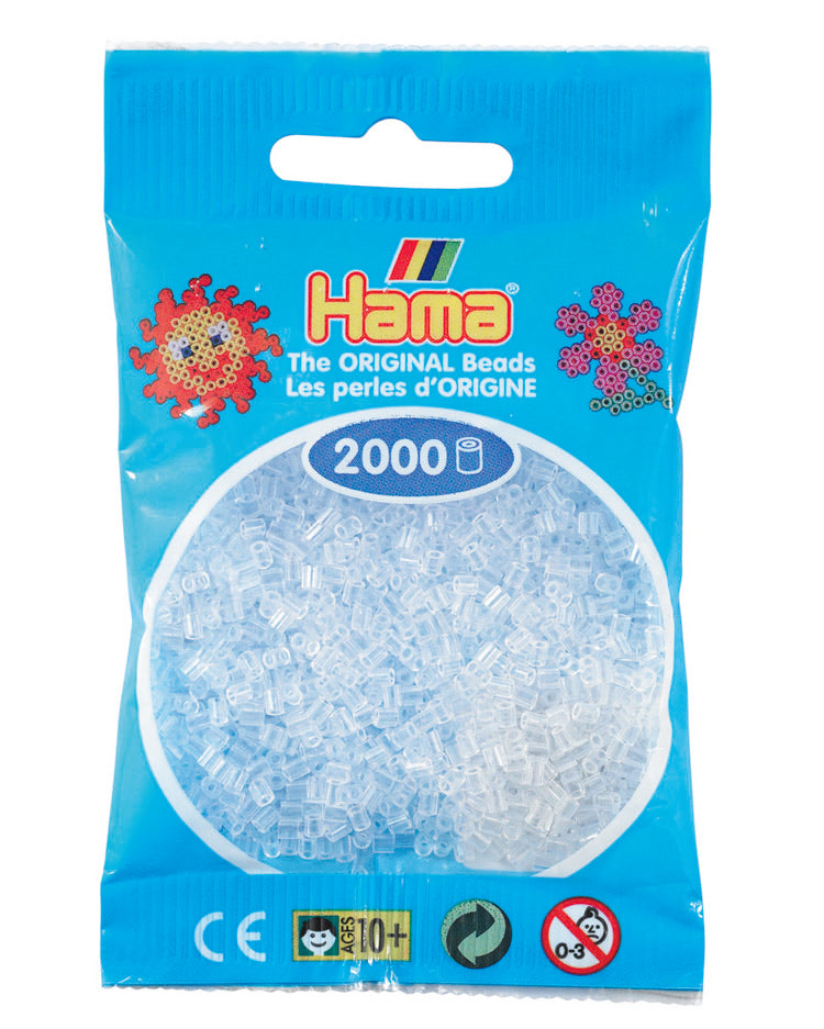 Hama mini beads Clear 501-19