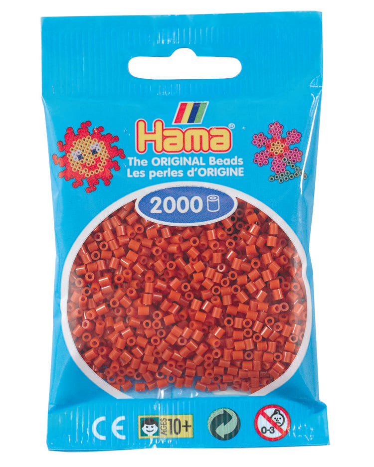 Hama mini perler Rødbrun 501-20