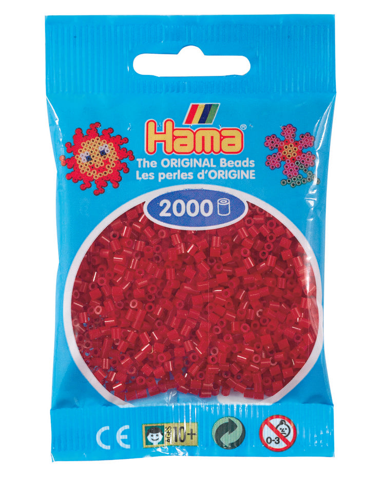Hama mini beads Christmas red 501-22