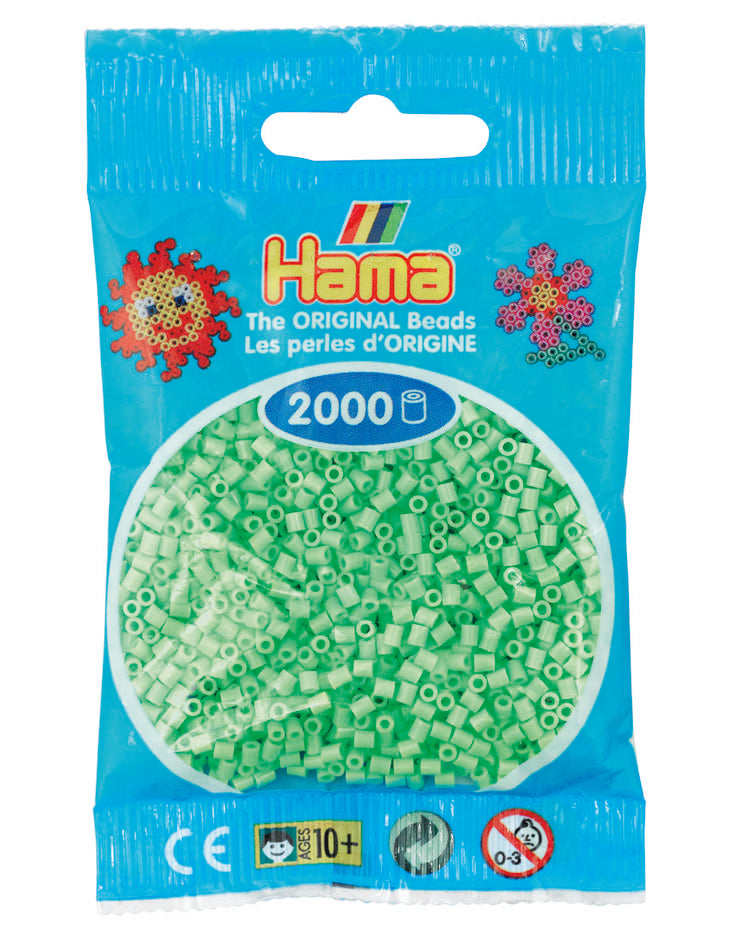 Hama mini beads Pastel green 501-47