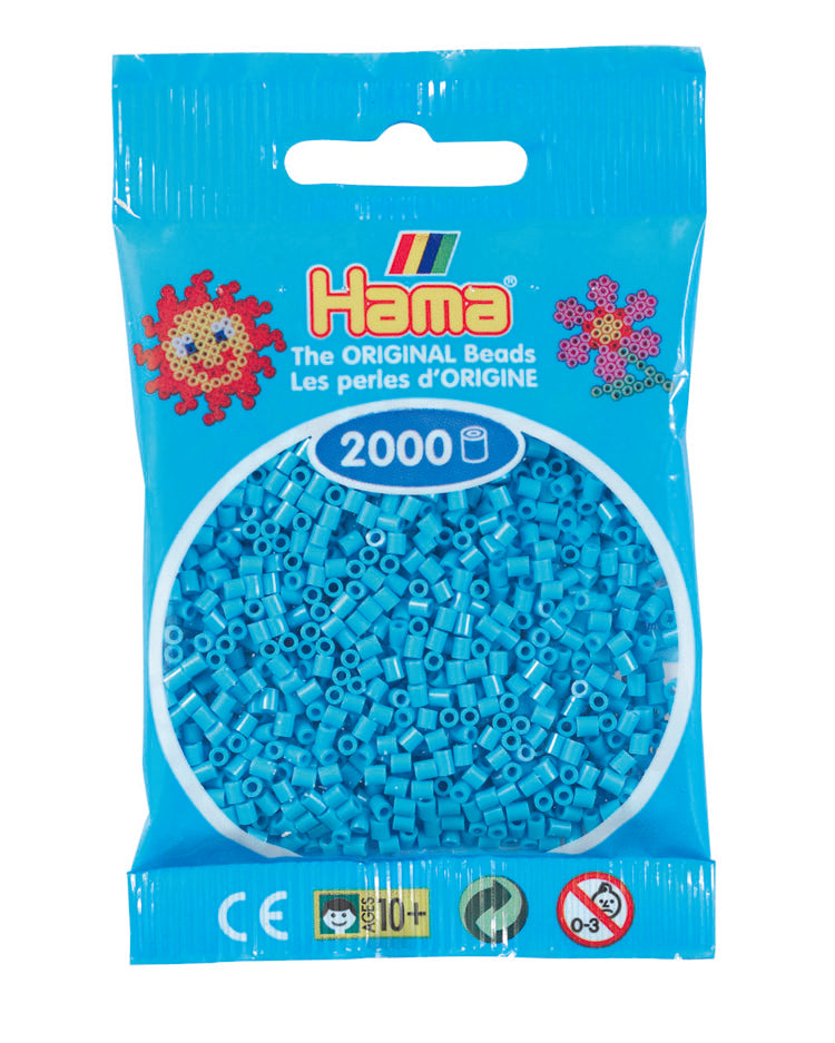 Hama mini beads Azure blue 501-49