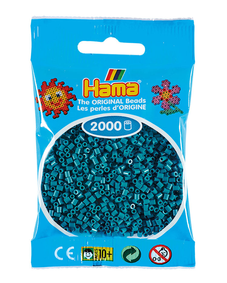 Hama mini perler petrol 501-83
