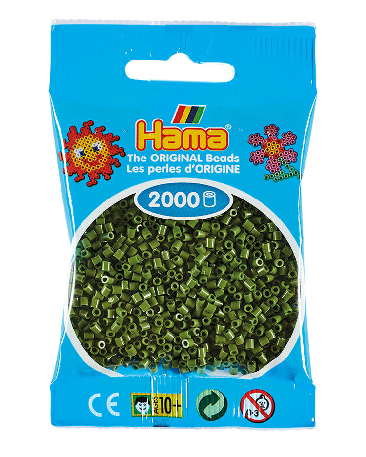Hama mini beads Olive 501-84