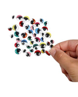 Rulleøjne 1 Pk., 30 Ass., Selvklæbende, Diam. 8-12 mm