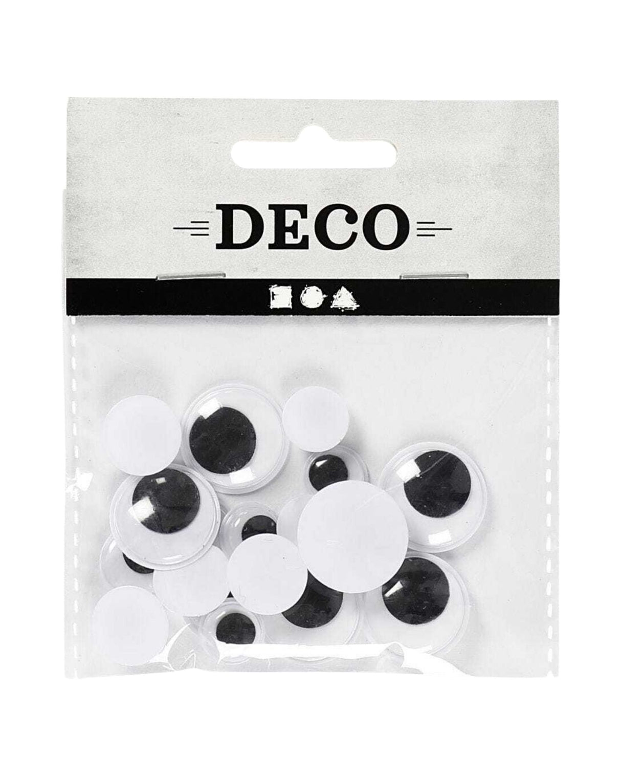 Roller eyes, diam. 12+14+20 mm, 18 ass./ 1 pk.