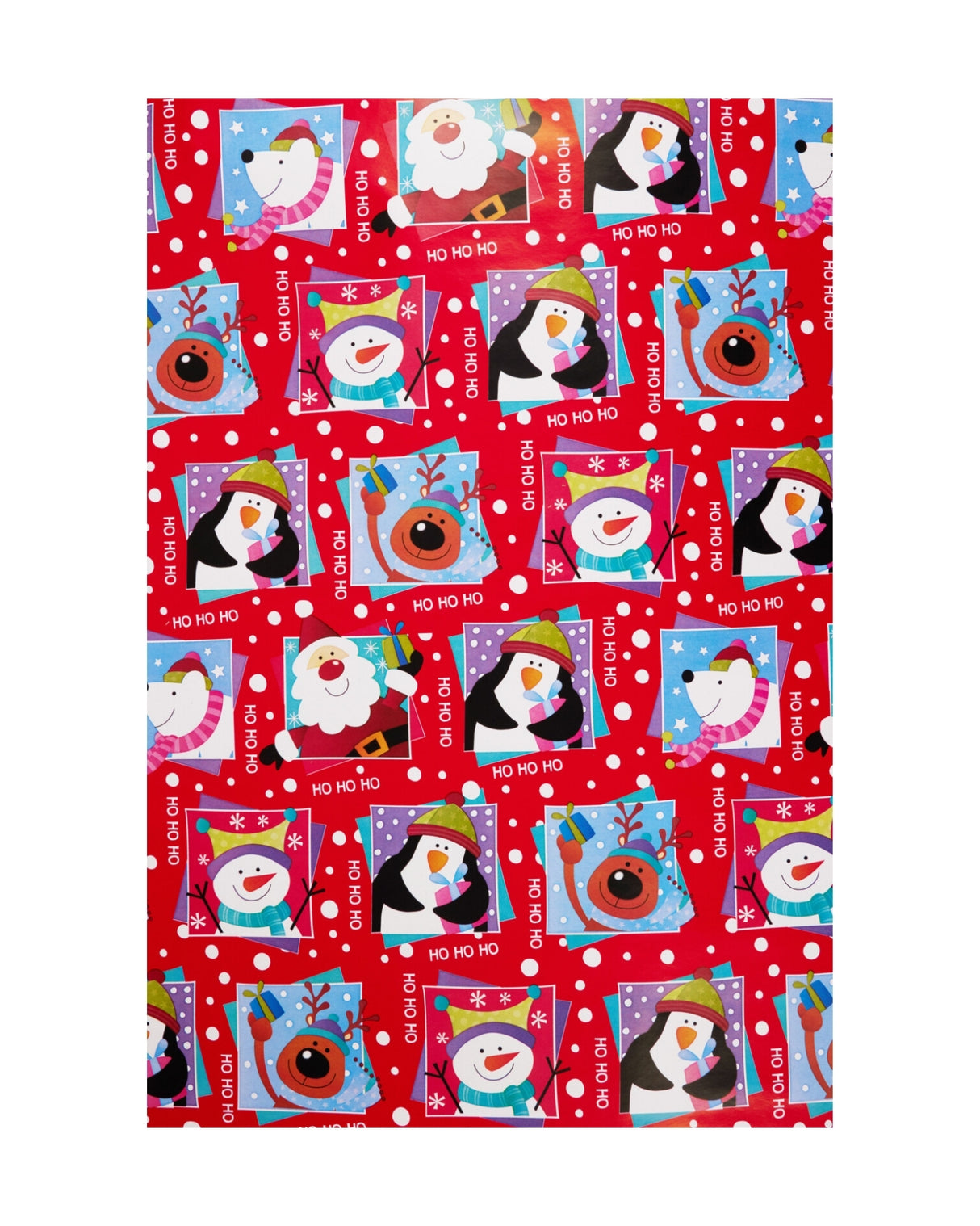 Gavepapir 100x500 cm - Julemotiv