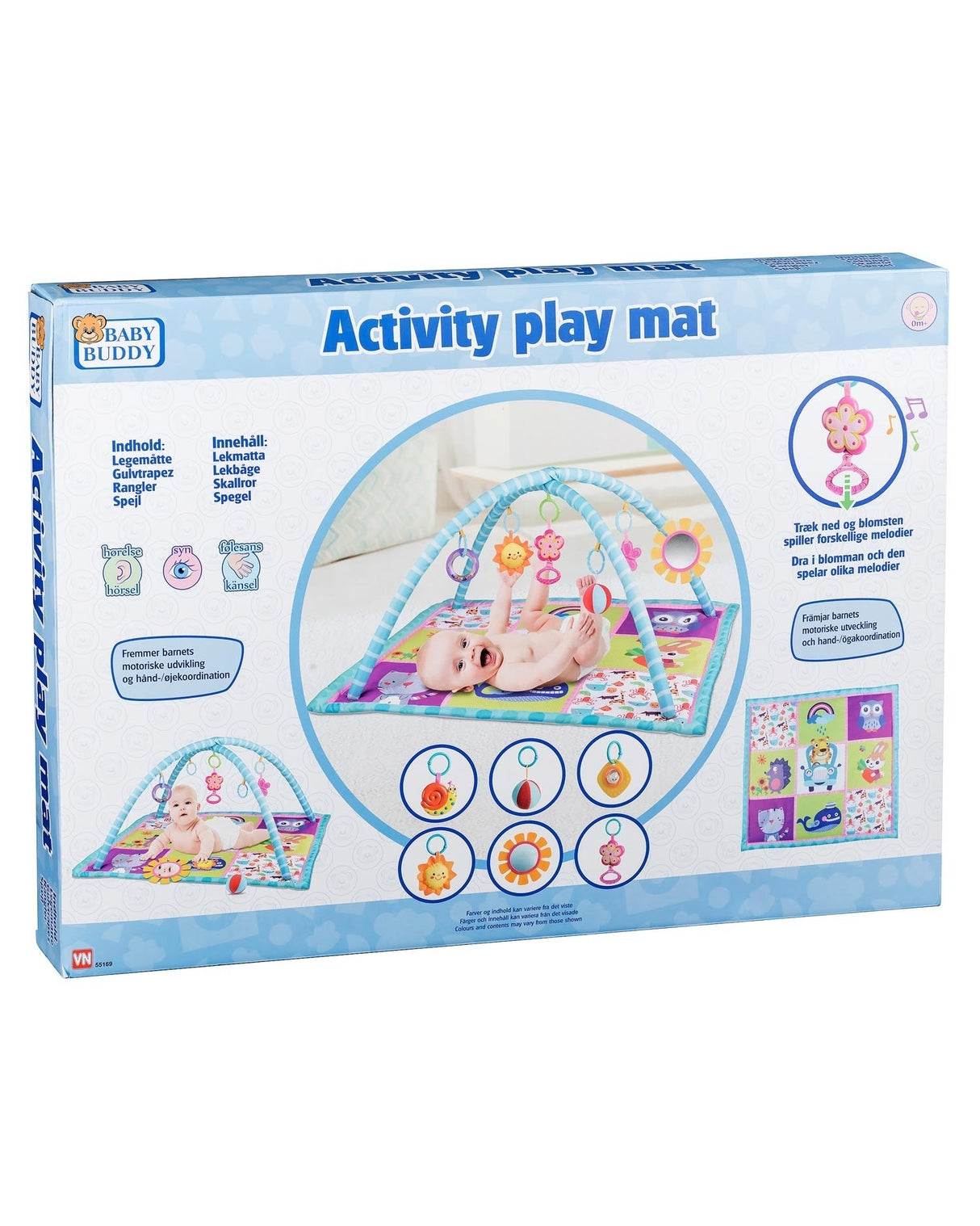 Stoftrapez med tæppe