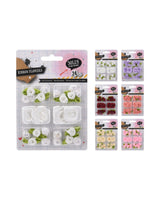 Blomster af fløjlsbånd