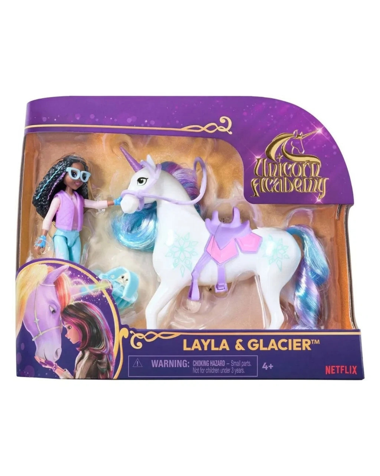 Unicorn Academy Doll & Unicorn - Layla & Glacier