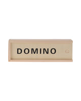 Dominosæt i trækasse – 28 dele