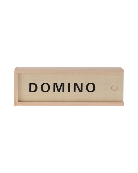 Dominosæt i trækasse – 28 dele