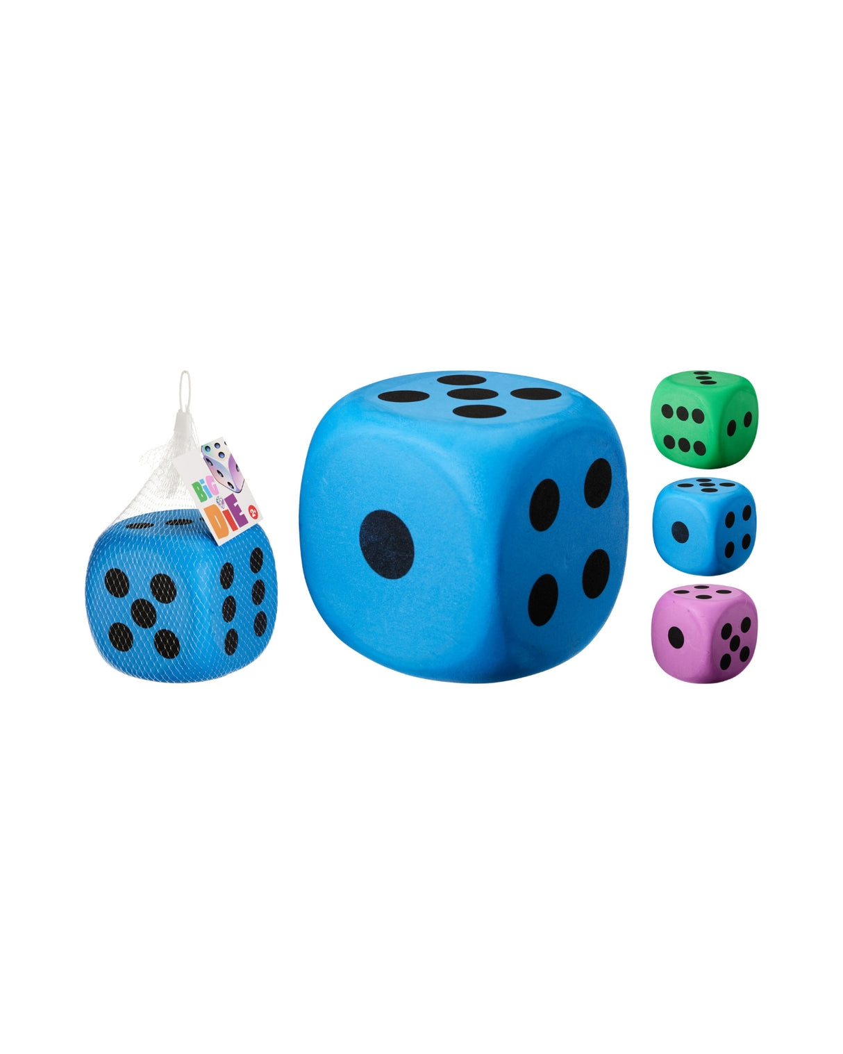 XL-terninger – assorterede farver 1 stk
