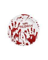 Papir tallerkner med blod print 8 stk