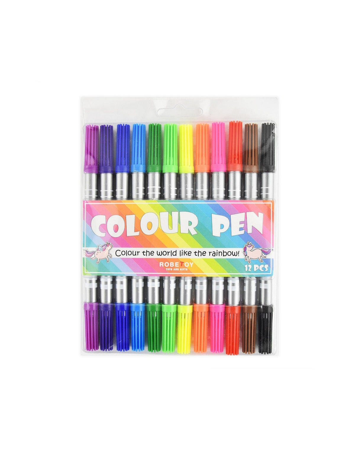 Markers thick/thin 12 pcs.
