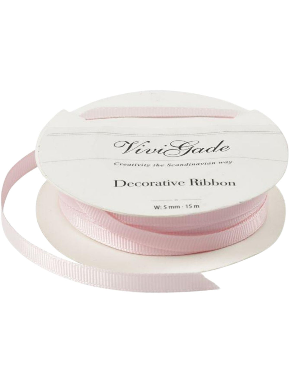 Grosgrain ribbon, W: 6 mm, pink, 15 m/ 1 roll.
