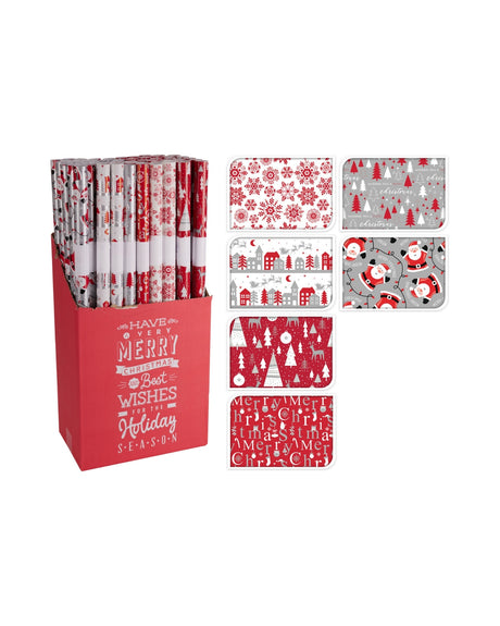 Gavepapir 70x200 cm - Julemotiv