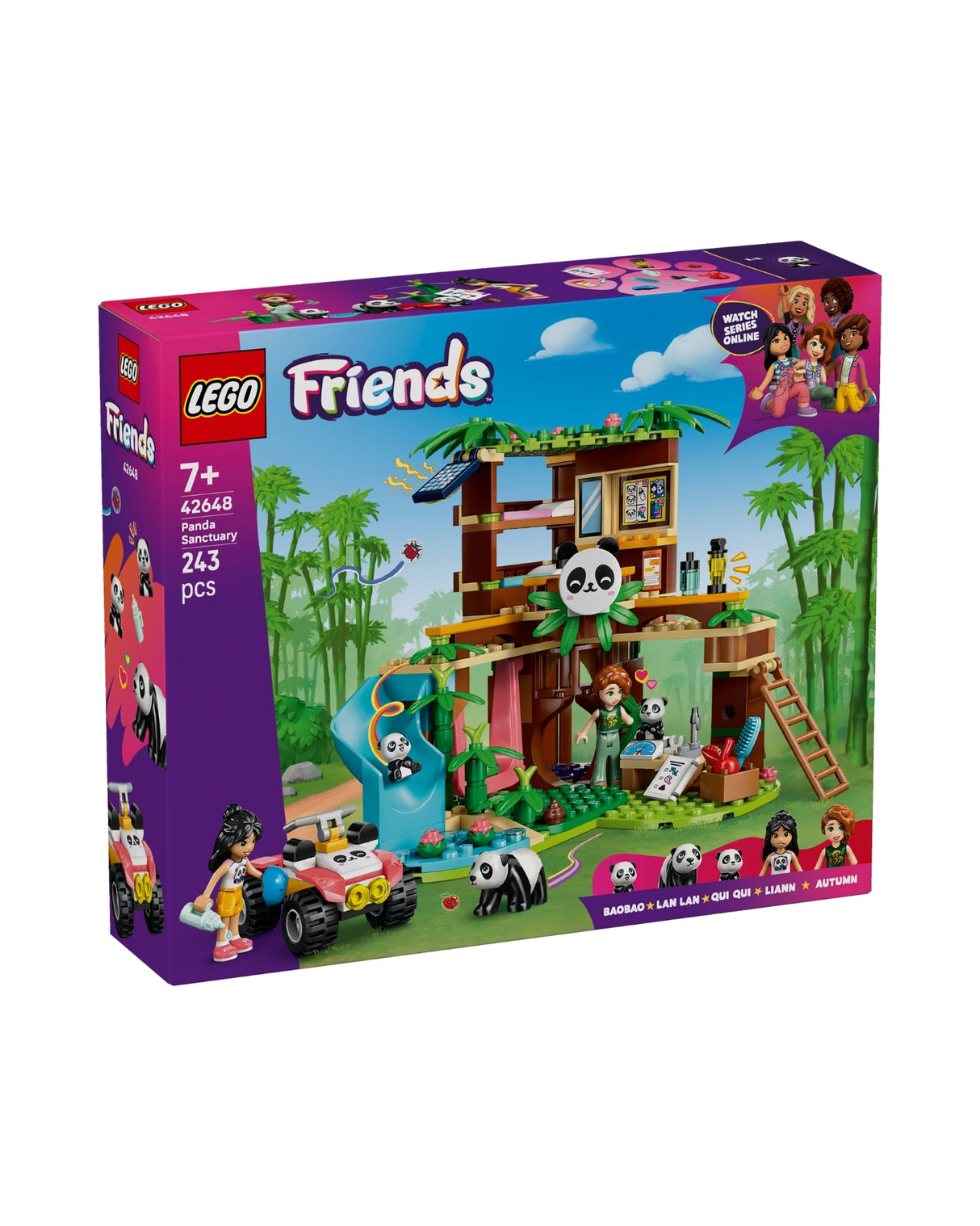 LEGO 42648 Panda Sanctuary with Animal Care