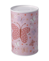 Sparebøsse i blik – assorterede designs