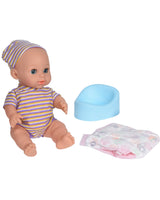 Dukke 30 cm med tøj og tilbehør