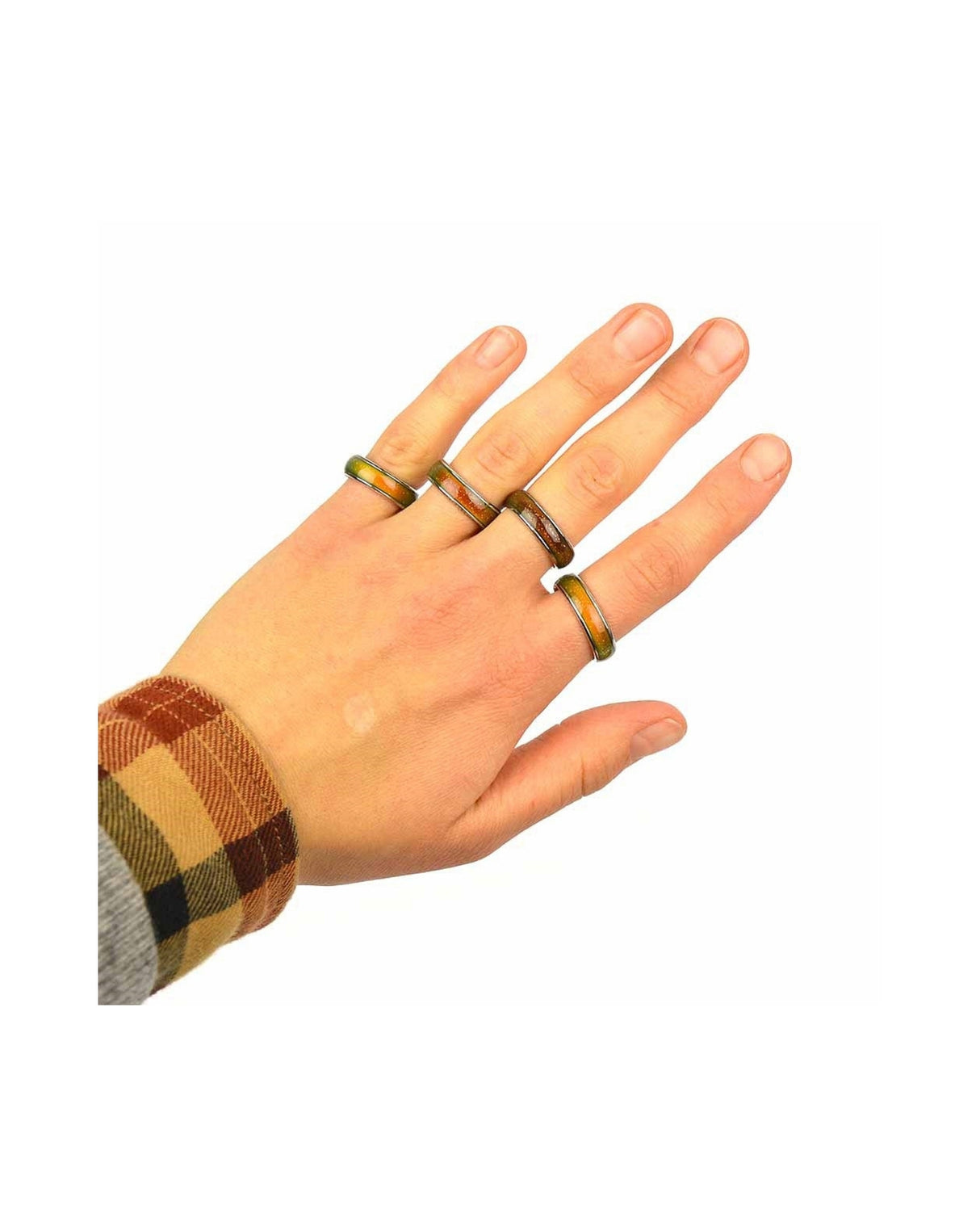 Fingerring der skifter farve