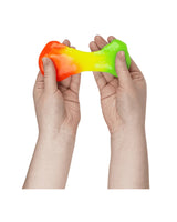 Farverigt neon slime med flot regnbueeffekt.