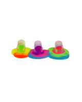 Farverigt neon slime med flot regnbueeffekt.