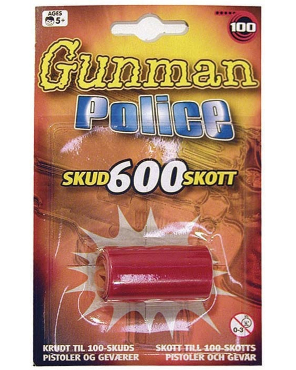 Krudt GUNMAN 100 skud 6 rl.