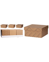 Gaveæske i pap med julemotiv