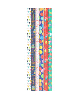 Gift wrapping paper with Christmas 70x200 cm 1 roll, 6 designs