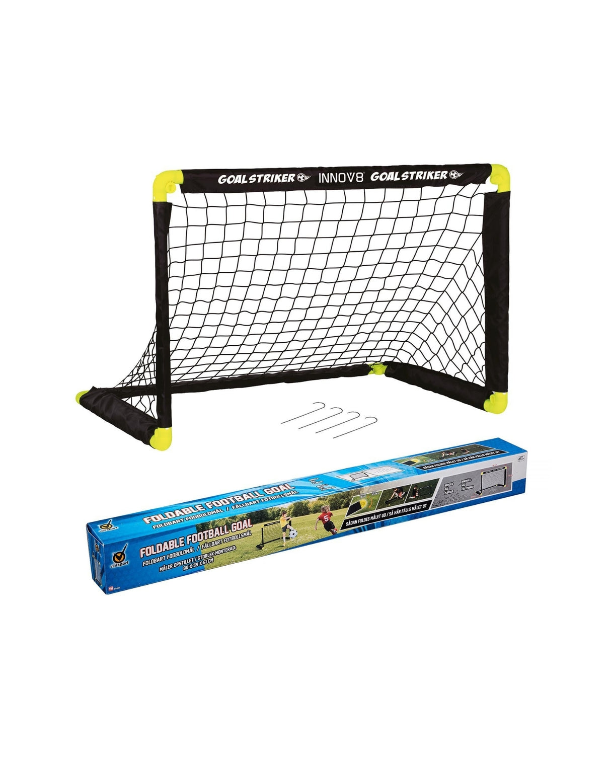 Fodboldmål 91x61x61 cm