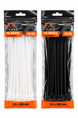 Strips 200mm 100 pcs white or black