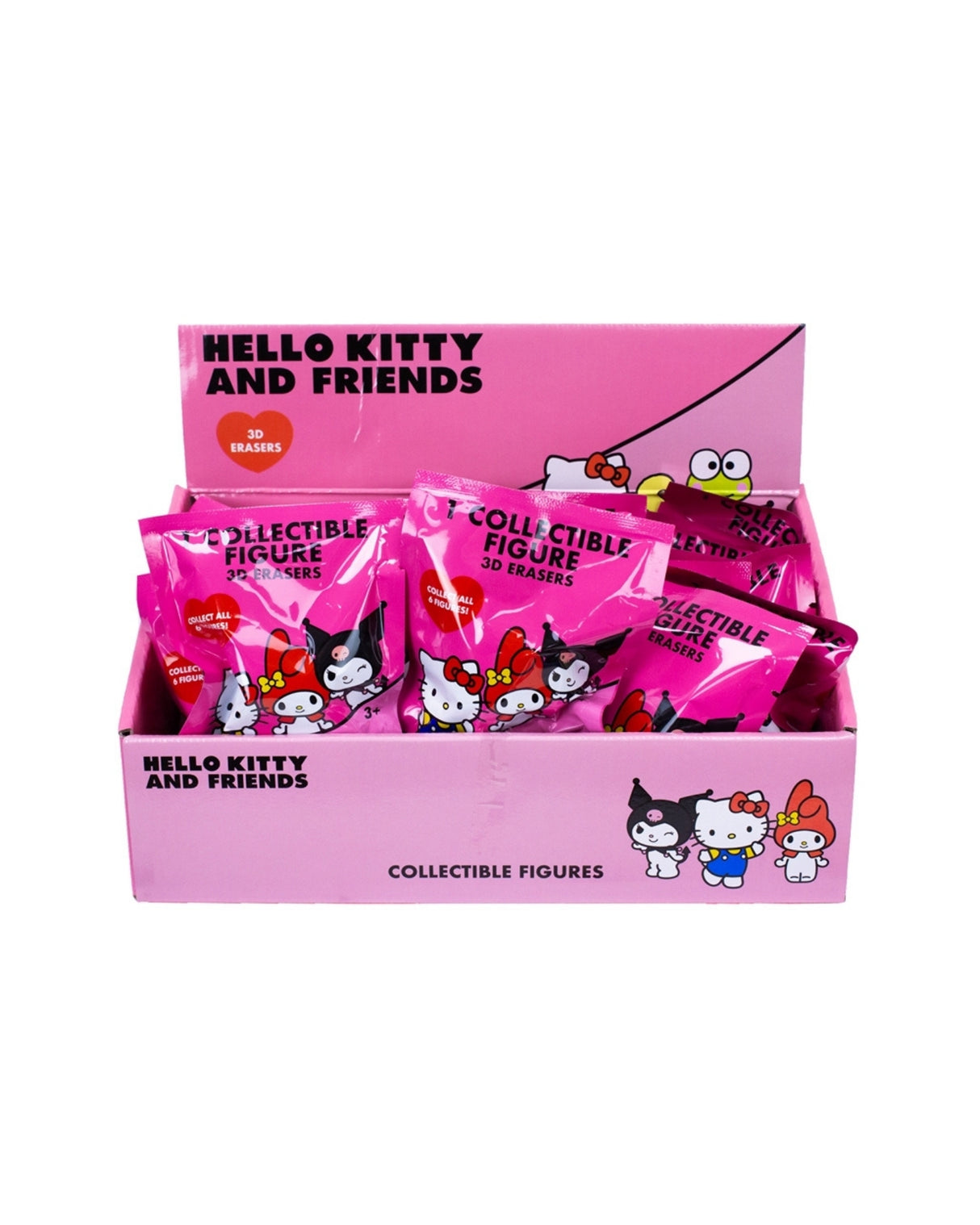 Hello Kitty og venner 3D viskelæder i spændende blindpose.