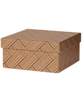 Gaveæske i pap med julemotiv